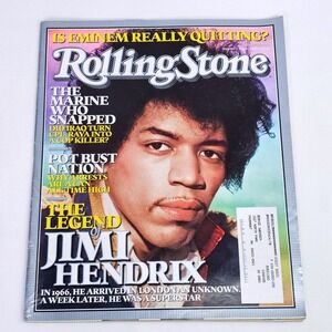 Rolling Stone Magazine Jimi Hendrix Legend Issue 980 August 11 2005 Eminem Rock